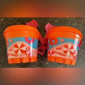 Dunkin' Donuts Beach Pail Set of Two